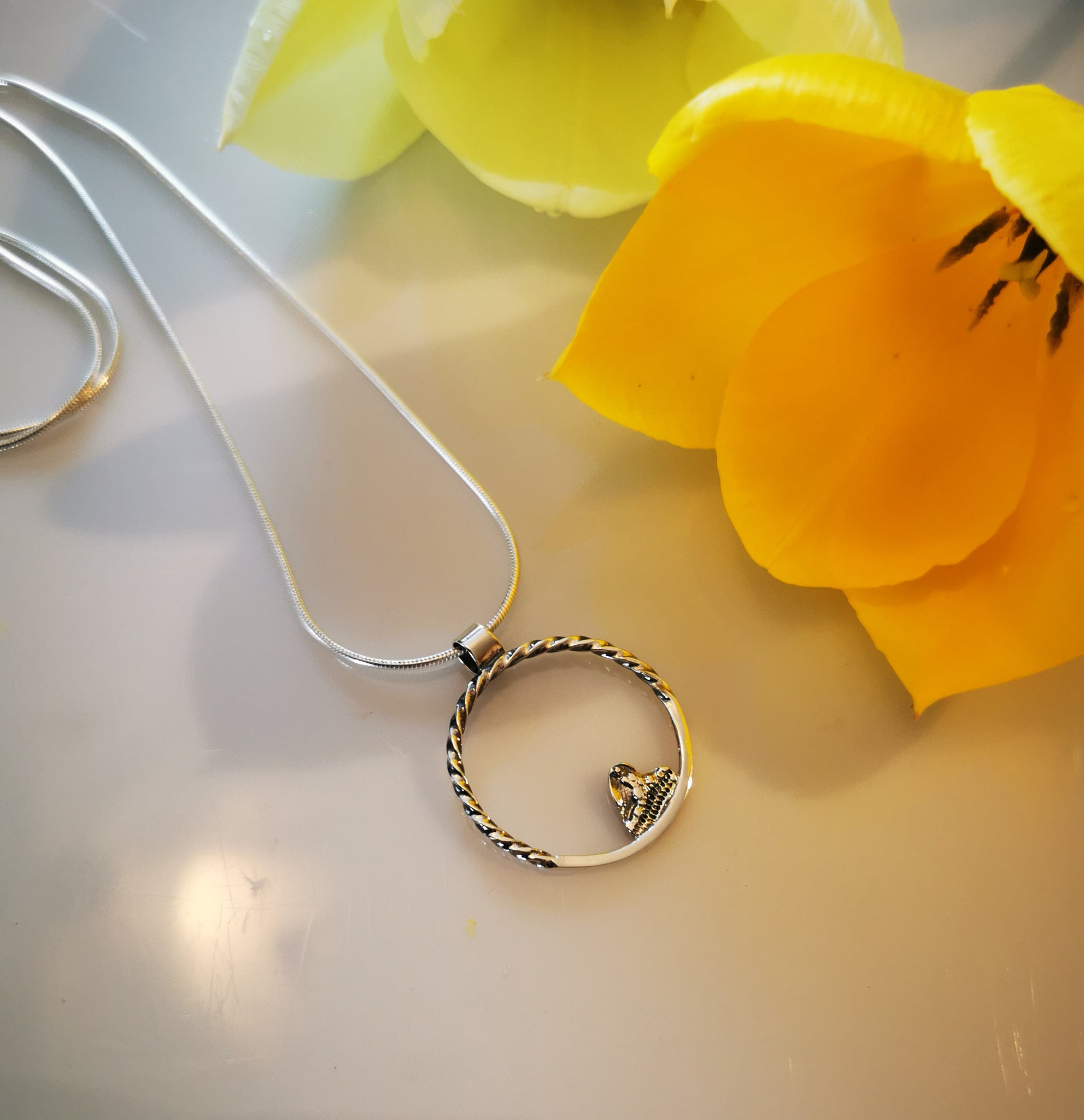MEDIUM MOON HEART, original pearl and sterling silver pendant handcrafted in Canada