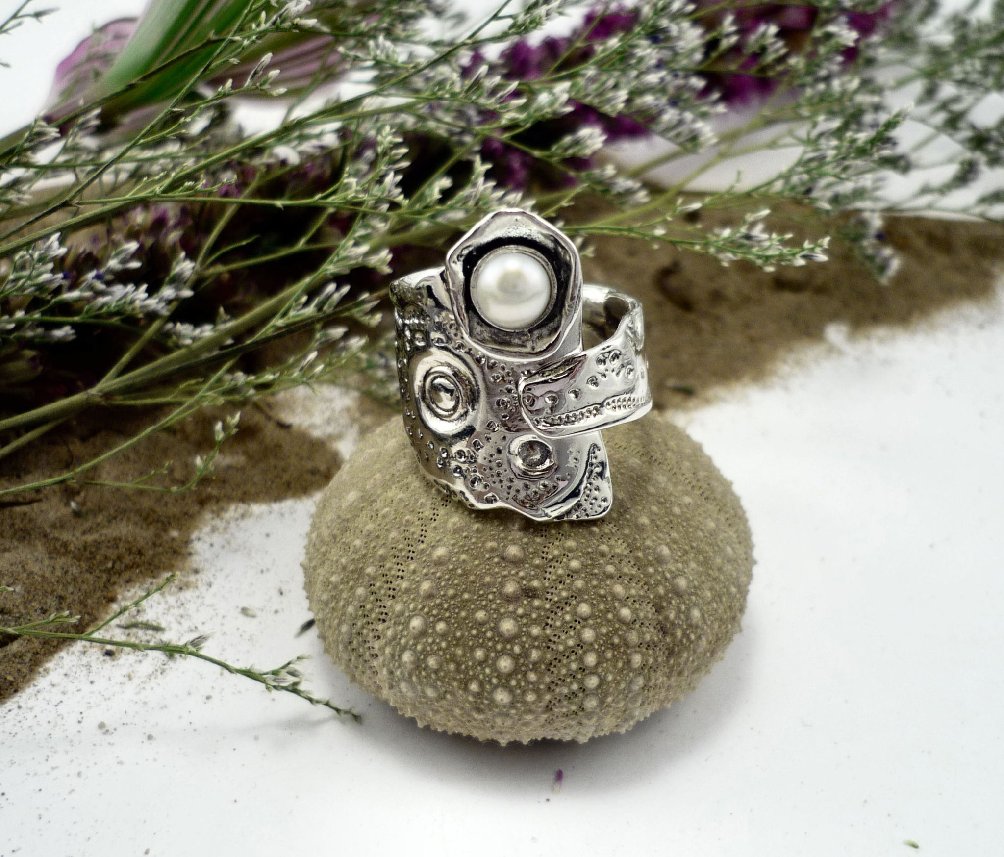 Anello Elegante In Argento Sterling 925 Massiccio – Fatto A Mano – Empress - Foto 2