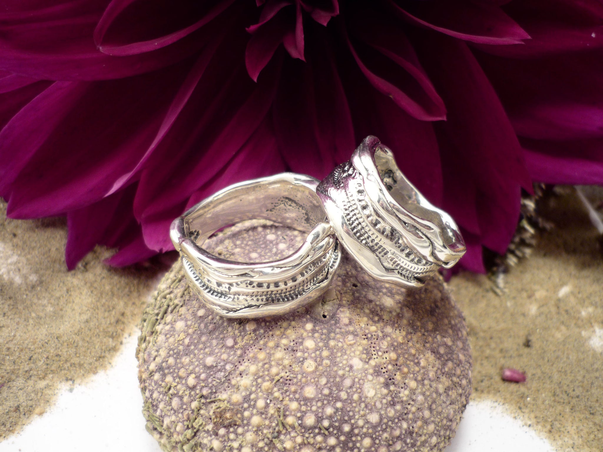 Respire marin, bague en argent sterling - inspiration bord de l'eau - fait au Québec