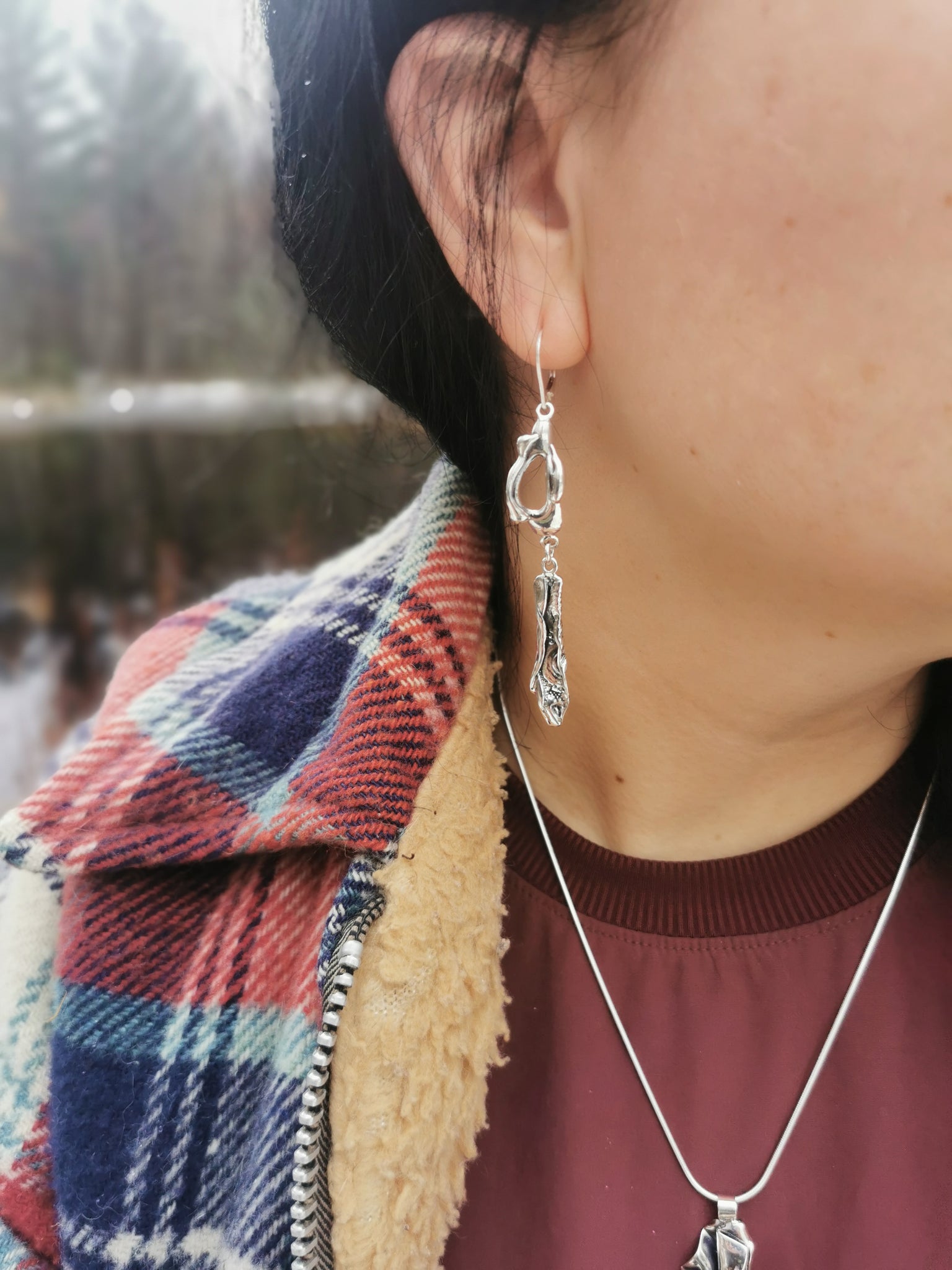 Boucles d'oreilles Losange - Argenté - Boucles d'oreilles Boucles d'oreilles Losange - Argenté - Boucles d'oreilles