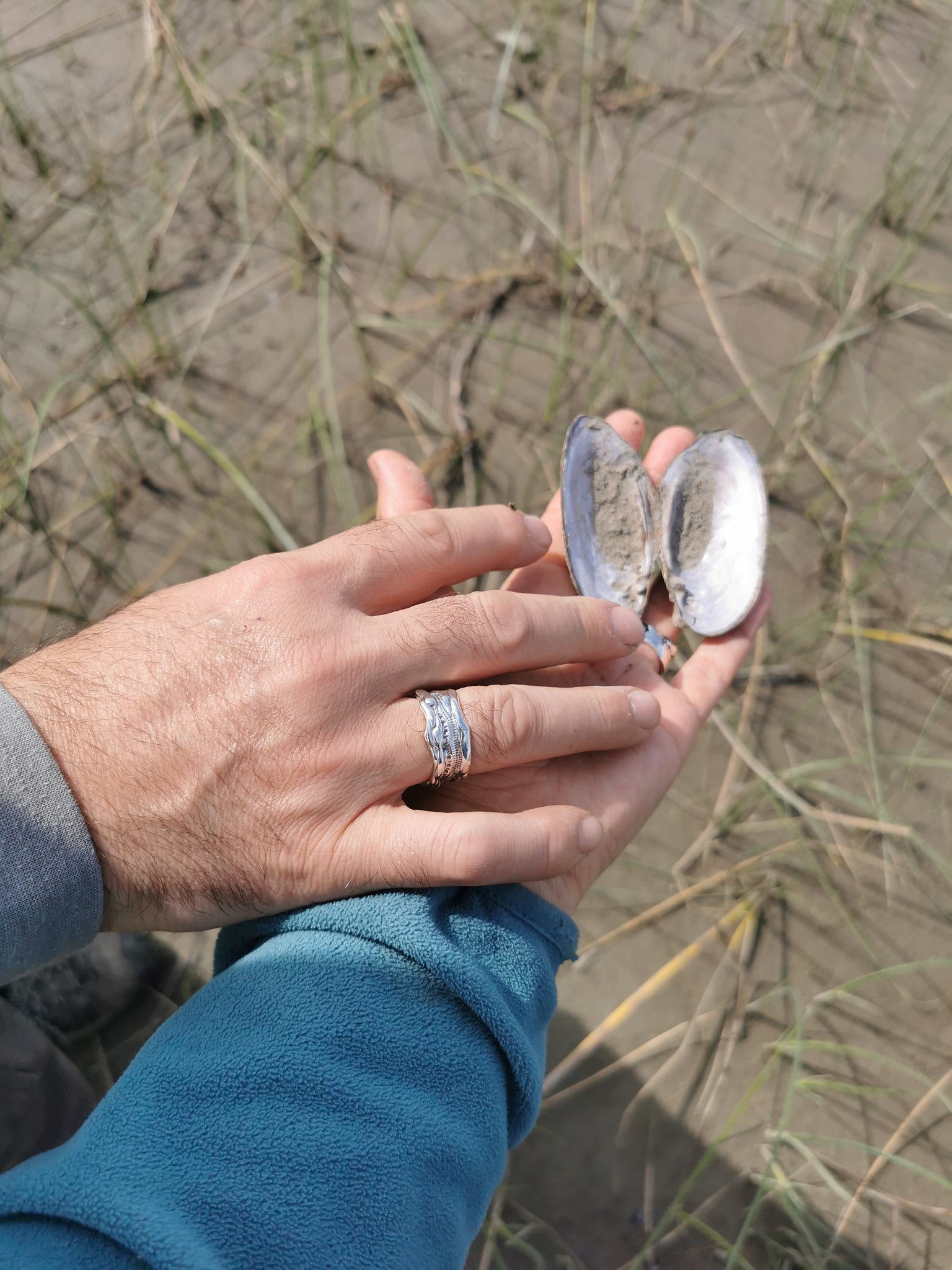 Respire marin, bague en argent sterling - inspiration bord de l'eau - fait au Québec