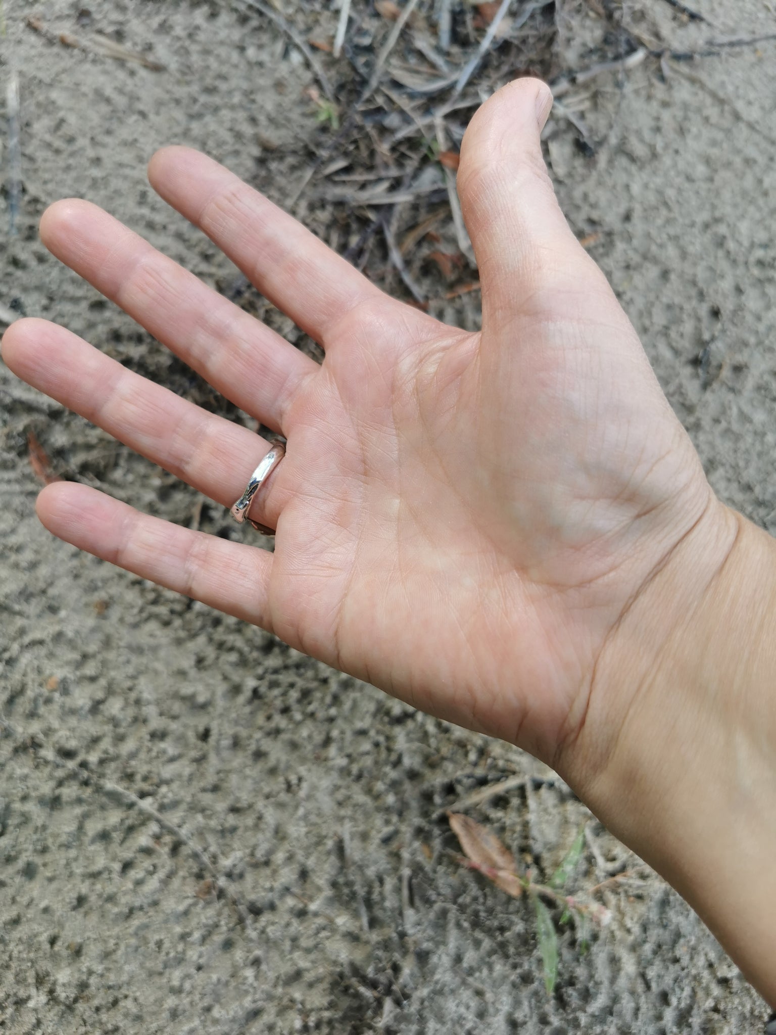 Évasion, bague empilable en argent sterling en forme de vague - inspiration bord de mer - fait au Canada