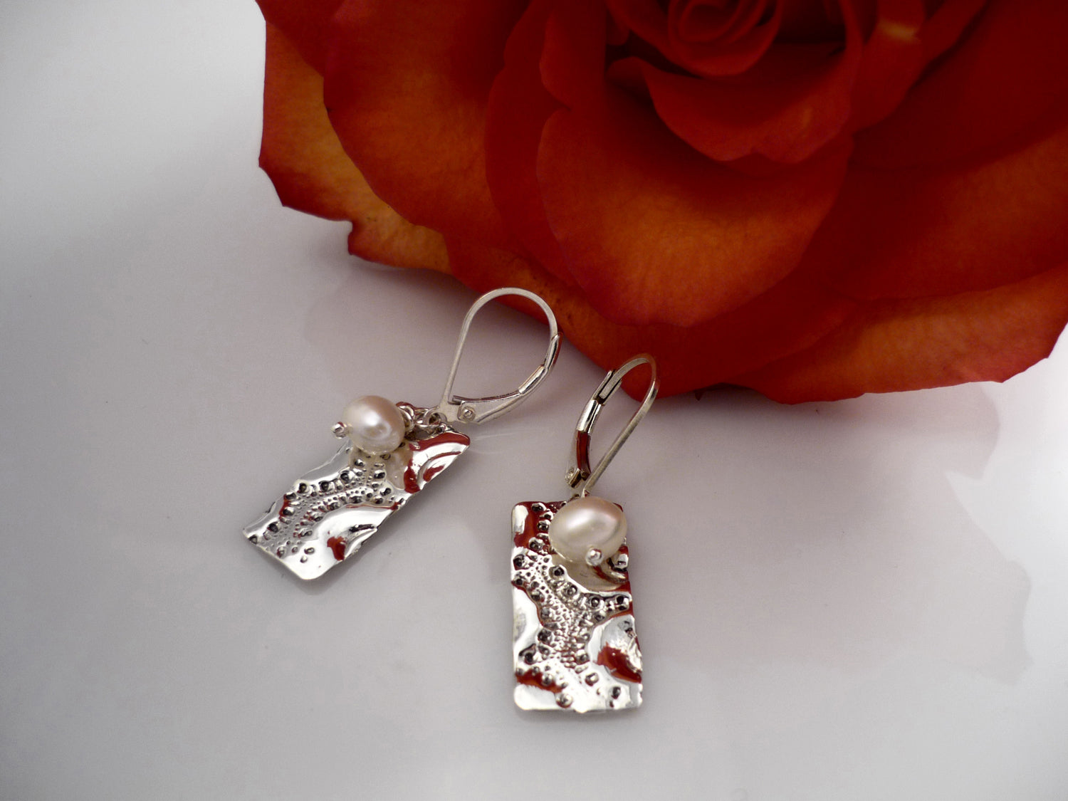 Boucles D'oreilles Pendantes Perle Vintage Strass - Bijou Femme Mariage, Soirée, Cadeau Délicat