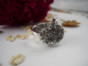 INSPIRING MORNING, breakfast inspired sterling silver ring!