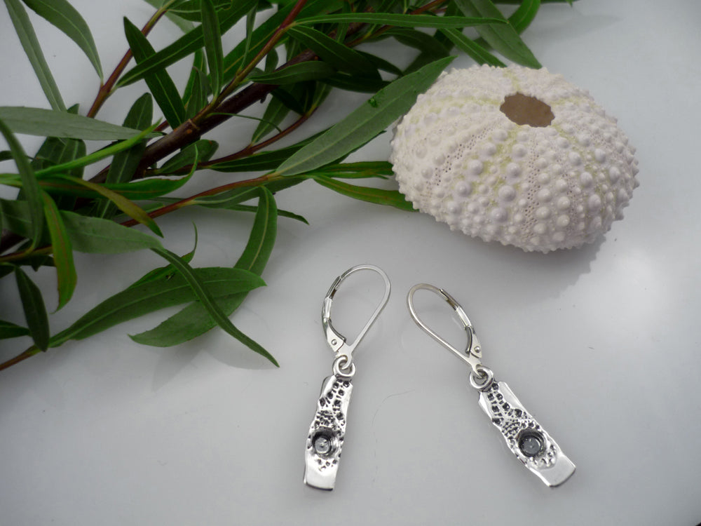 DÉLICATES, boucles d'oreilles en argent sterling, bijoux québécois
