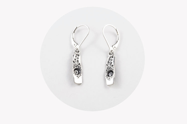 DÉLICATES, boucles d'oreilles en argent sterling, bijoux québécois