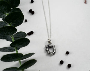 PEPPER CREOLE, sterling silver pendant inspired by peppercorns!